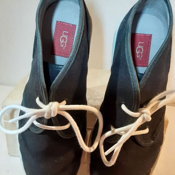 Ugg Men's Maksim Canvas Chukka Boot Sneakers sz 8 - Picture 3 of 6